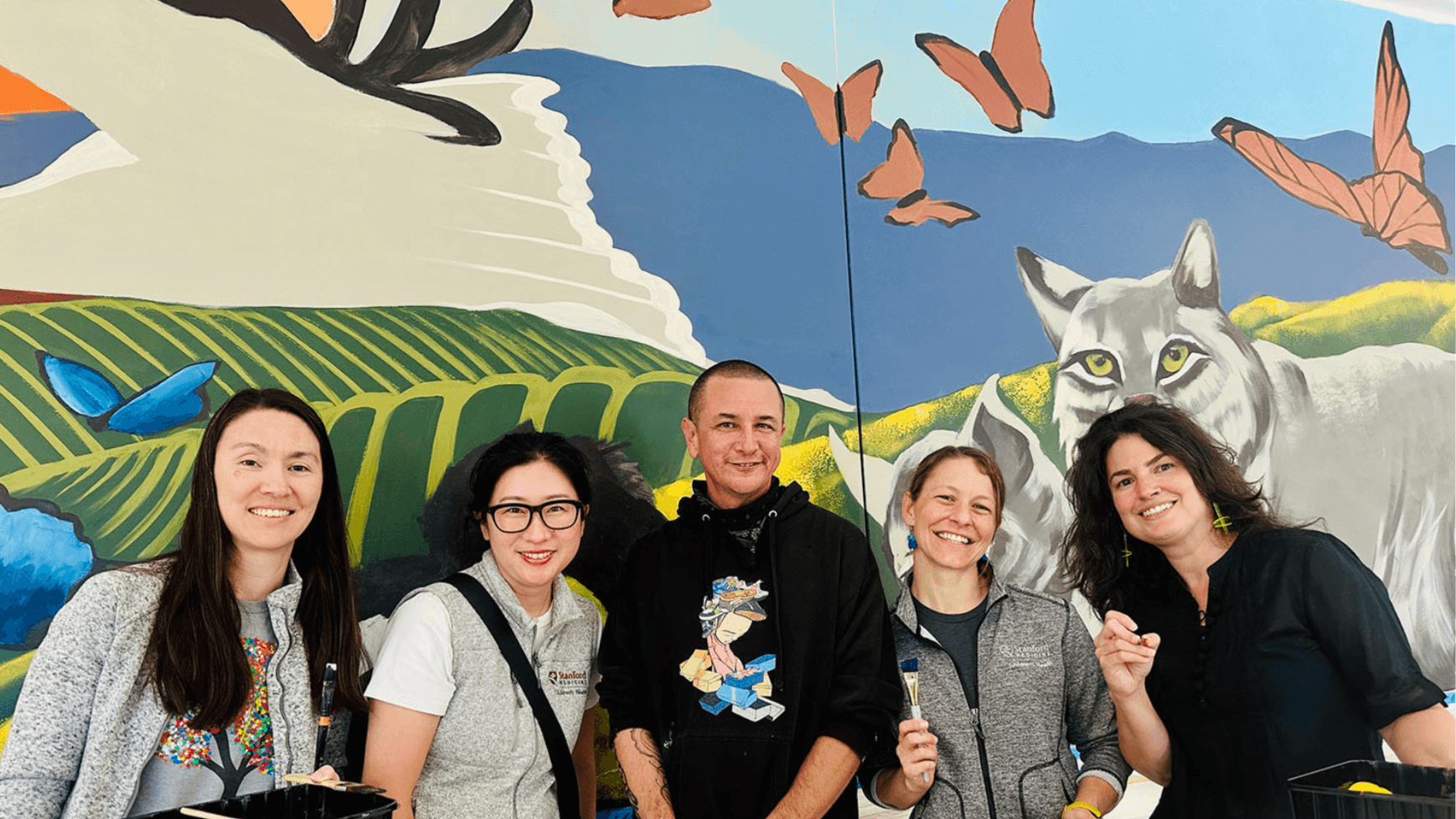 New Mural Brings Community Touch to Stanford Hospital